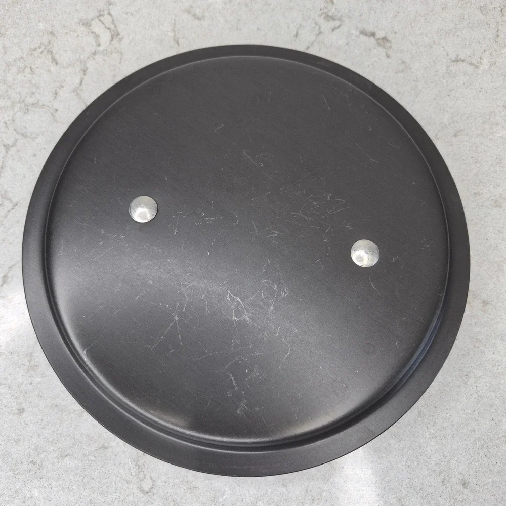 Commercial Aluminum Cookware Co Lid 306 Hard Anodized 8.5 Inch Black